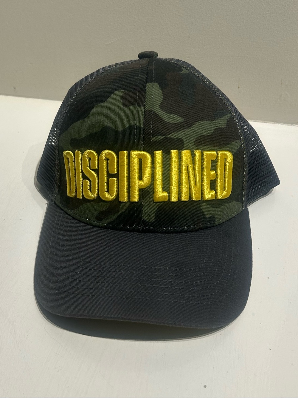 Mutant Disciplined Camo Mesh Trucker Cap - Green/Black